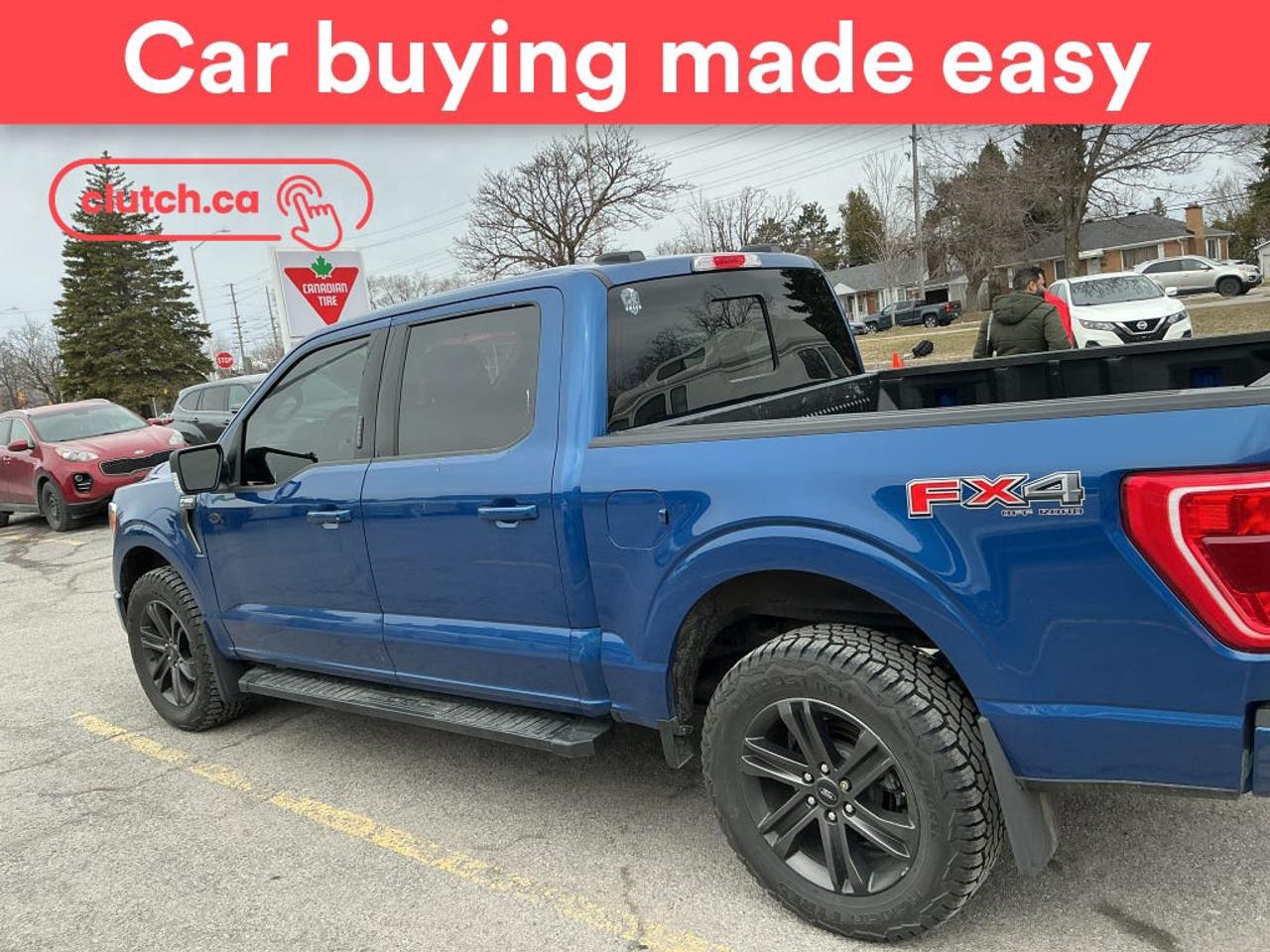 NO ACCIDENTS / CLEAN CARFAX / 1 OWNER / Electric Parking Brake, Brake Assist, Running Boards and more!<br> <br>Clutch is the largest online used car retailer in Canada, delivering a seamless, hassle-free car-buying experience to drivers everywhere. Shop thousands of used cars online, get the right one delivered to your door, and enjoy peace of mind with our 10-Day Money-Back Guarantee. How sweet is that? To learn more, visit clutch.ca.<br> <br>The top features for this car include:<br> <br>Auto Stop/Start<br>Electric Parking Brake<br>Brake Assist<br>Running Boards<br>Bed-Rail Protectors<br>Cornering Lights<br>Welcome Lights<br>Auto Dimming Rearview Mirror<br>Front Heated Seats<br>Folding Rear Seats<br>Climate Control<br>Dual Zone Front Climate Control<br>Rear Climate Vents<br>Speed-Sensitive Volume<br>Bluetooth Music<br>Touchscreen Display<br>GPS Navigation<br>Cruise Control<br>12V Outlet<br>Hands Free Device Connectivity<br>Internet Access<br>Apple CarPlay<br>Android Auto<br>Keyless Entry<br>Push Button Start<br>Passive Keyless Entry<br>Keyfob Remote Trunk Release<br>Keyfob Remote Start<br>Lane Departure Warning<br>Blindspot Sensors<br>Rear Collision Warning<br>Rear Collision Mitigation<br>Pedestrian Detection<br>Driver Attention Alert<br>Trailer Brake Controller<br>Rear Window Defroster<br>Hill Assistance<br>Automatic High Beams<br>Rear Locking Differential<br>Integrated Tailgate Step<br>In-Box Lighting<br>App Remote Start<br> <br>Seamless home delivery - Delivery to your door in a matter of days. Available on select packages.<br> <br>Try it out for 10 days - If you do not like it, we will take it back. <br> <br>Quality assured - All cars go through our rigorous 210-point inspection and reconditioning process.<br> <br>Peace of mind - Warranty and protection plans available.<br> <br>Haggle-free - No haggling or hard sells.<br> <br>100% Transparency - Full inspection reports on every car, including high-res photography and a free Carfax report.<br> <br>Listed price is for cash purchase only and does not include taxes, Shipping Fees (if applicable), Delivery Fees (if applicable), government licensing fees.<br> <br>Previous Provincial Registrations:<br>Ontario<br> <br>Stock # 97503