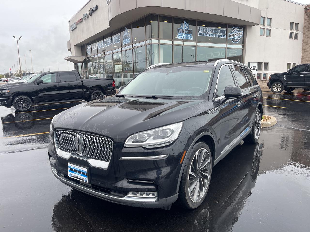 Recent Arrival!

Infinite Black Metallic 2020 Lincoln Aviator Reserve AWD 10-Speed Automatic 3.0L V6

**CARPROOF CERTIFIED**.

* PLEASE SEE OUR MAIN WEBSITE FOR MORE PICTURES AND CARFAX REPORTS *This vehicle is being sold "as is," unfit, and is not represented as being in road worthy condition, mechanically sound or maintained at any guaranteed level of quality. The vehicle may not be fit for use as a means of transportation and may require substantial repairs at the purchasers expense.PLEASE SEE OUR MAIN WEBSITE FOR MORE PICTURES AND CARFAX REPORTS * We buy all makes and models let us buy your vehicle. Proudly Serving Windsor, Essex, Leamington, Kingsville, Belle River, LaSalle, Amherstburg, Tecumseh, Lakeshore, Strathroy, Stratford, Leamington, Tilbury, Essex, St. Thomas, Waterloo, Wallaceburg, St. Clair Beach, Puce, Riverside, London, Chatham, Kitchener, Guelph, Goderich, Brantford, St. Catherines, Milton, Mississauga, Toronto, Hamilton, Oakville, Barrie, Scarborough.
