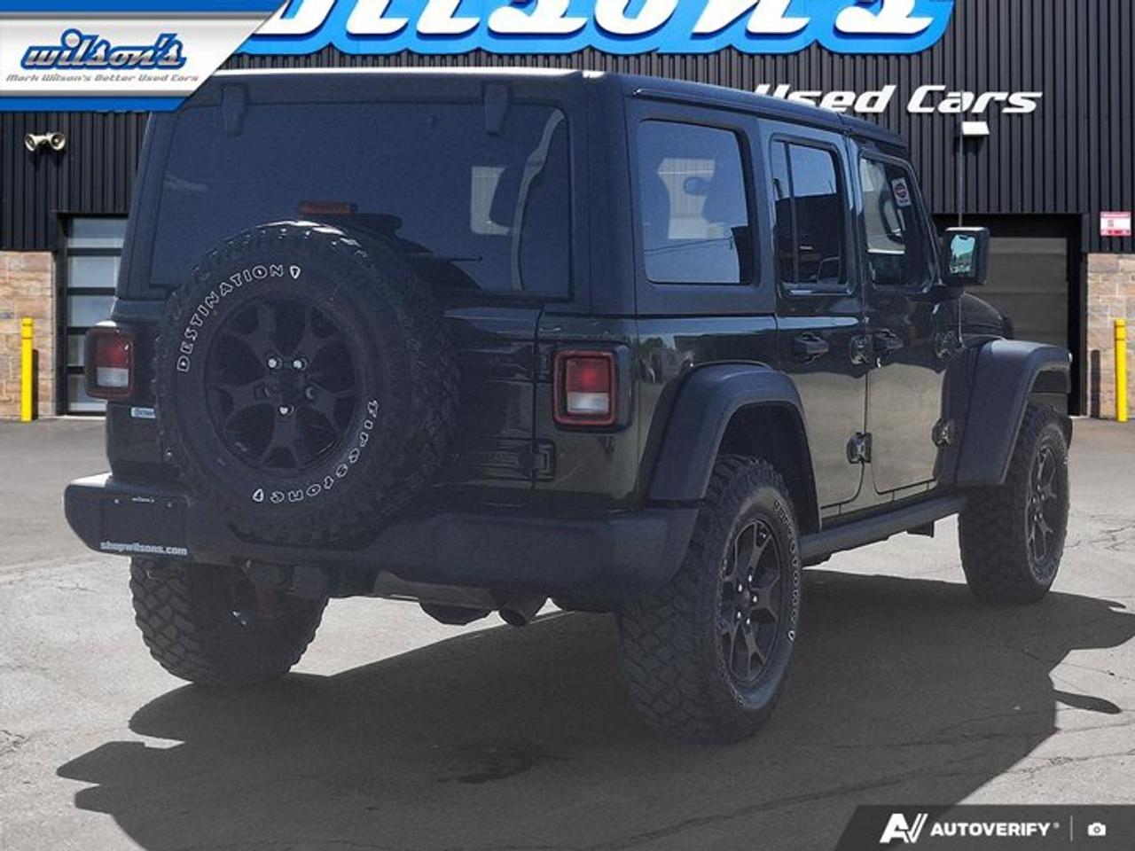 2023 Jeep Wrangler Willys 4X4 | 3.6L | 6-Speed Manual | Heated Wheel + Seats | Tow Pkg | Proximity Key | and More ! Photo4