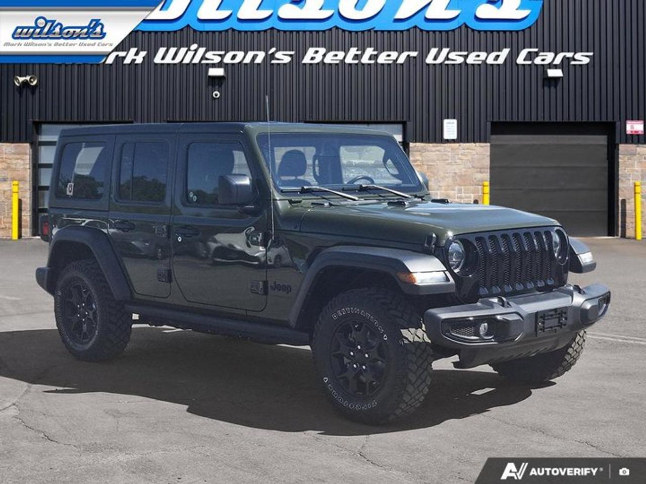 2023 Jeep Wrangler Willys 4X4 | 3.6L | 6-Speed Manual | Heated Wheel + Seats | Tow Pkg | Proximity Key | and More ! Photo