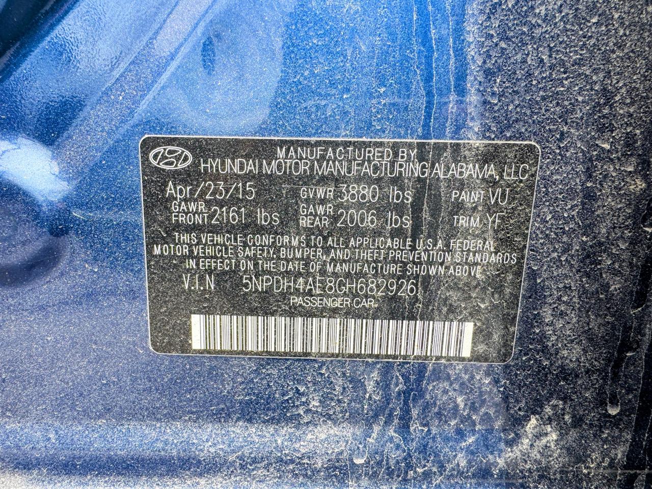 2016 Hyundai Elantra Limited Photo