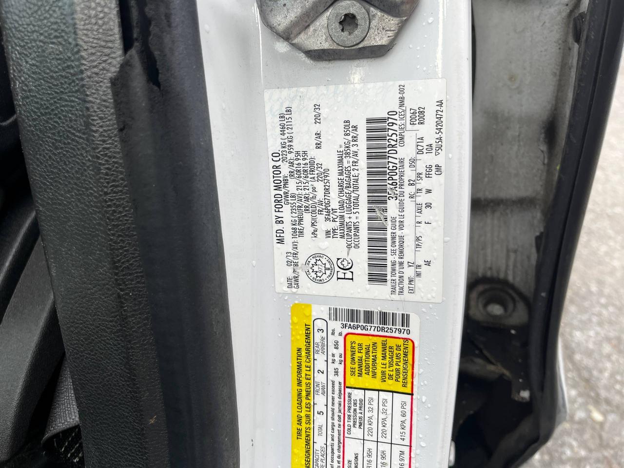 2013 Ford Fusion S Photo