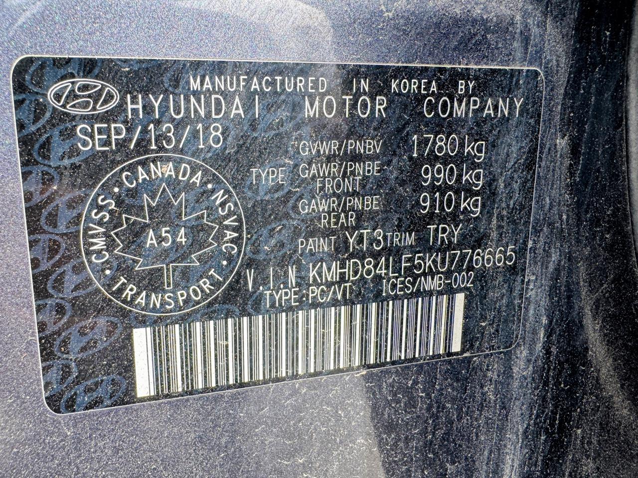 2019 Hyundai Elantra Limited Photo