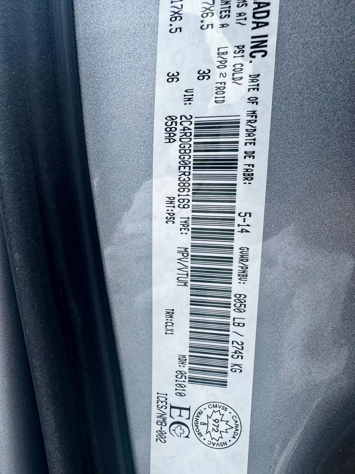 2014 Dodge Grand Caravan SE Photo