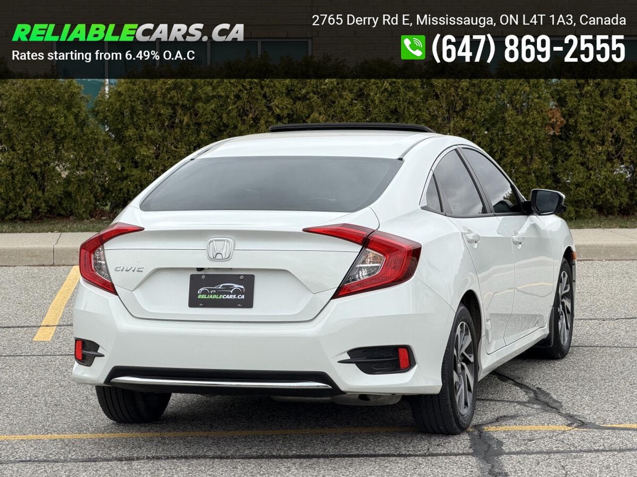2019 Honda Civic EX | No-Accident | Sunroof | Honda Sensing | Loade Photo