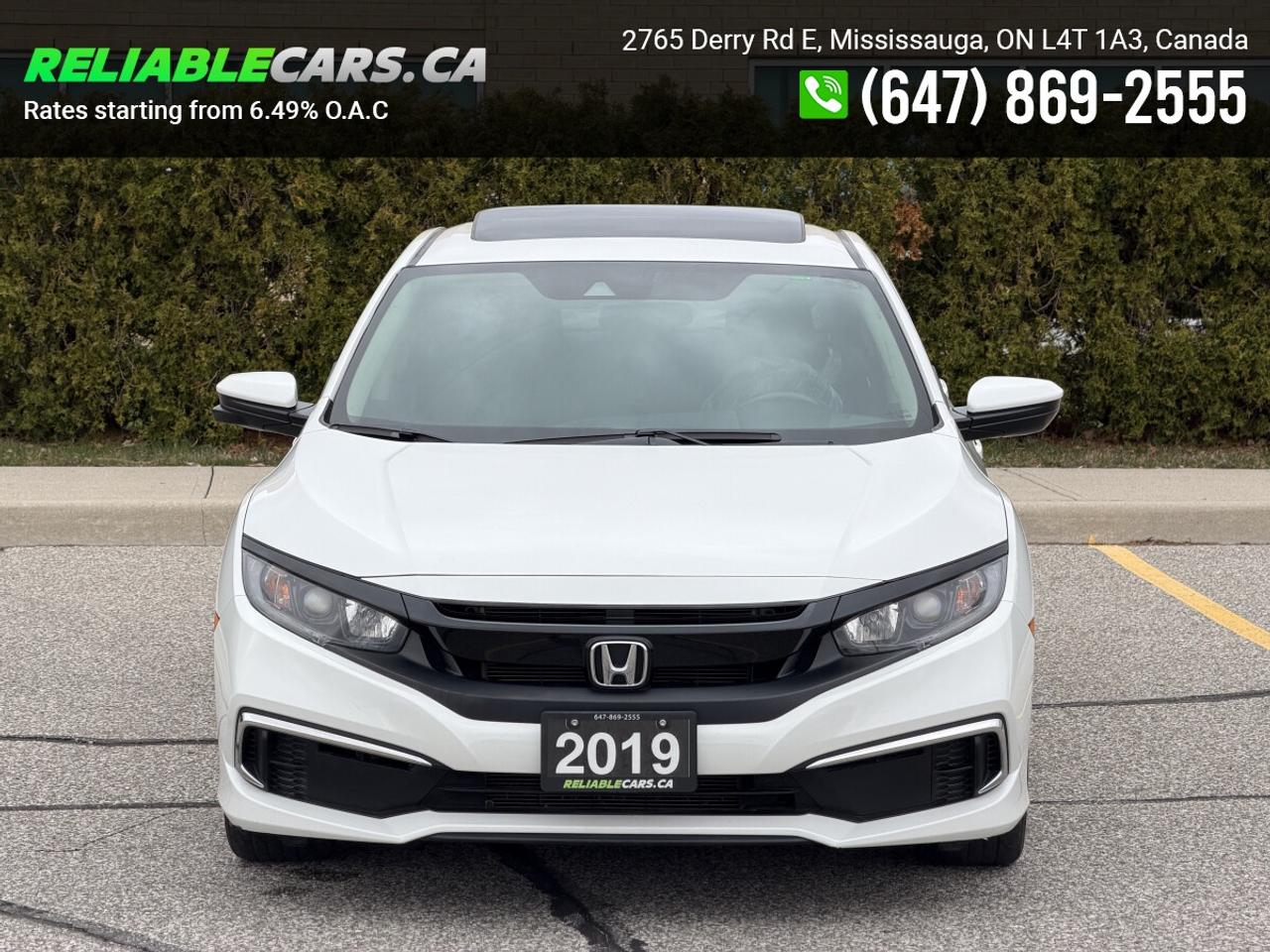 2019 Honda Civic EX | No-Accident | Sunroof | Honda Sensing | Loade Photo