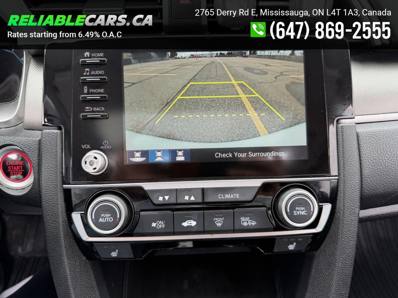 2019 Honda Civic EX | No-Accident | Sunroof | Honda Sensing | Loade Photo