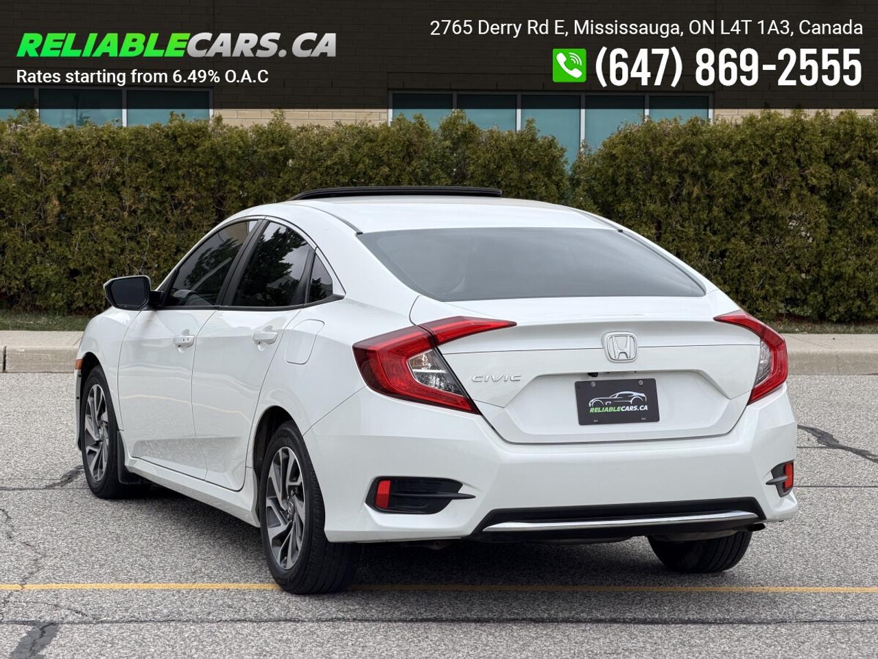 2019 Honda Civic EX | No-Accident | Sunroof | Honda Sensing | Loade Photo