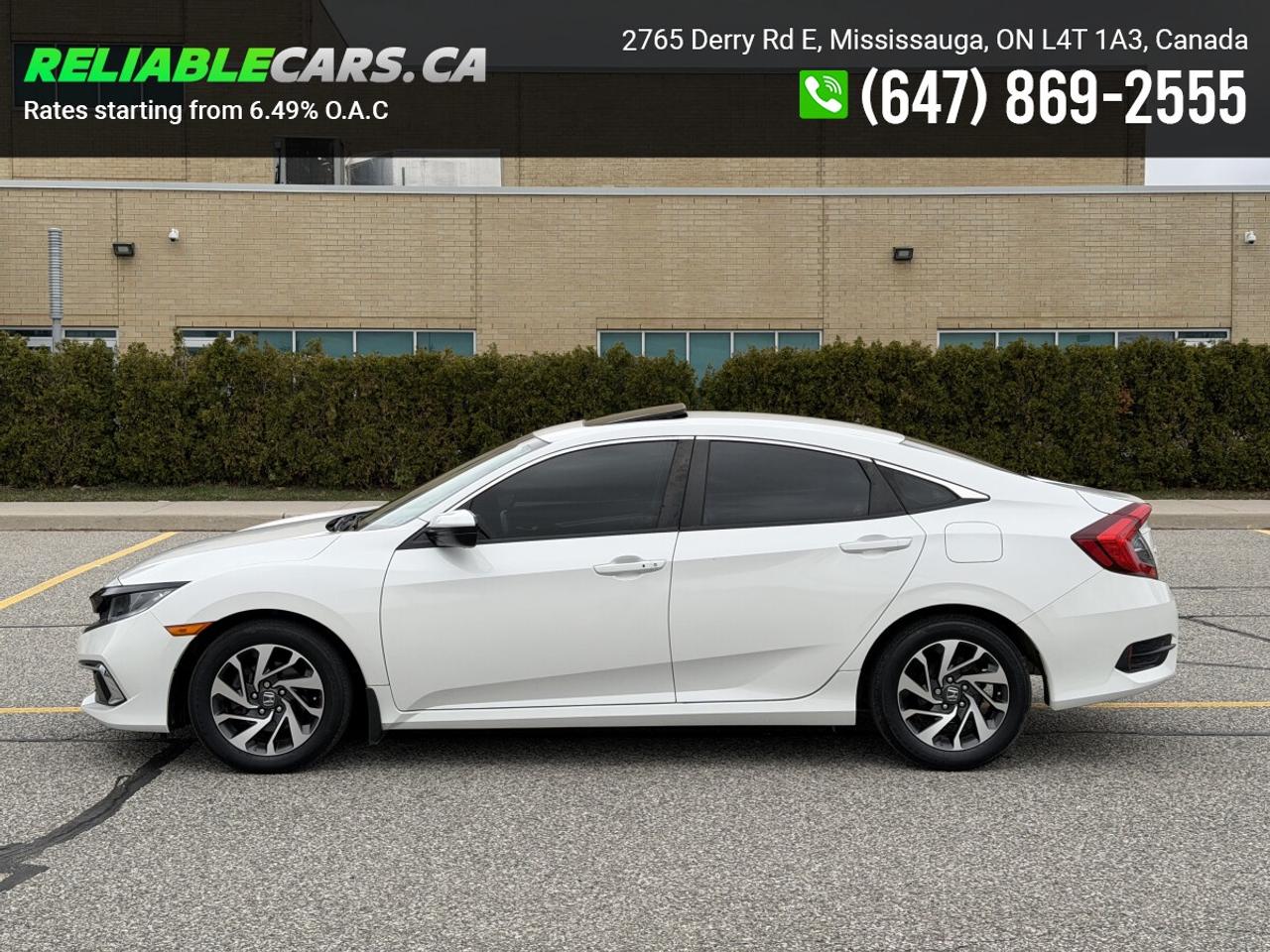 2019 Honda Civic EX | No-Accident | Sunroof | Honda Sensing | Loade Photo