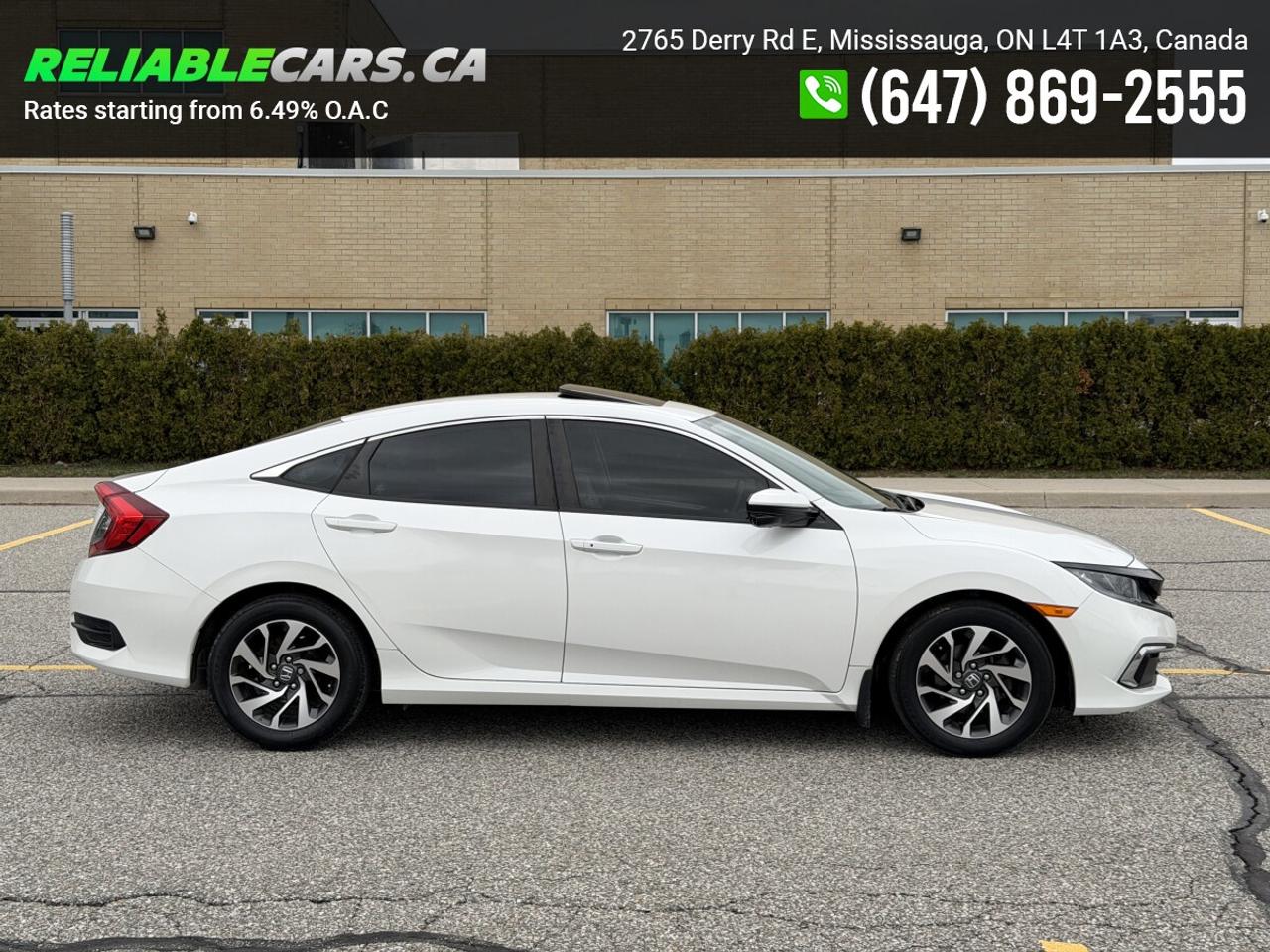 2019 Honda Civic EX | No-Accident | Sunroof | Honda Sensing | Loade Photo