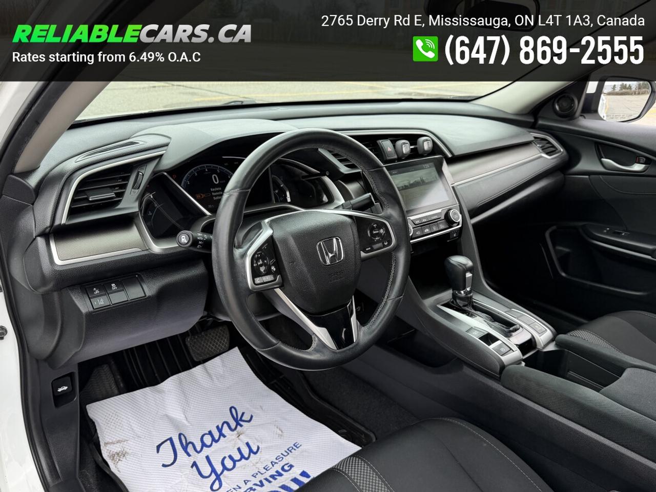 2019 Honda Civic EX | No-Accident | Sunroof | Honda Sensing | Loade Photo