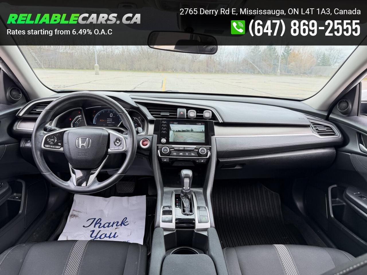 2019 Honda Civic EX | No-Accident | Sunroof | Honda Sensing | Loade Photo