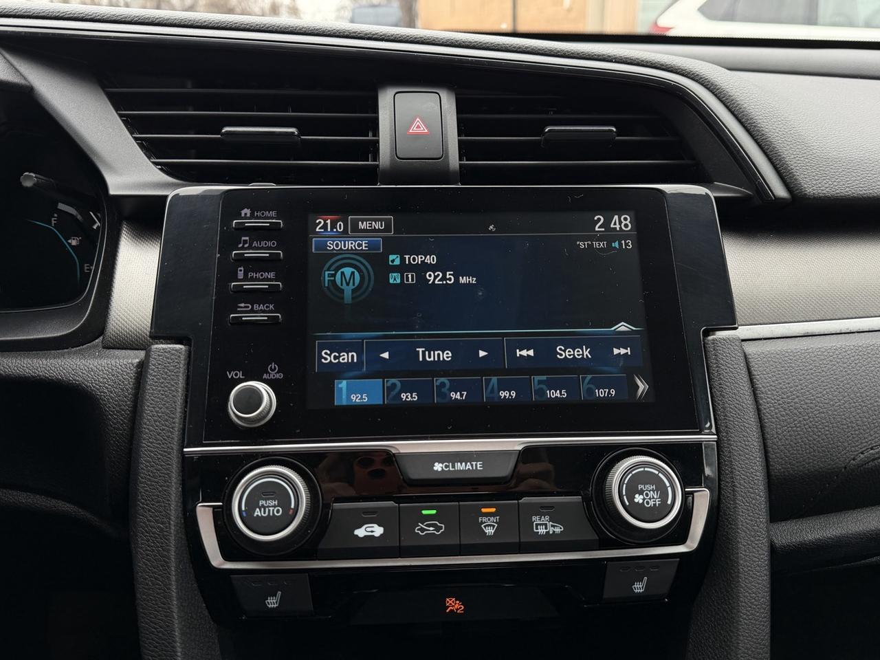2019 Honda Civic LX   Honda Sensing   Carplay + Android   Heated Se Photo