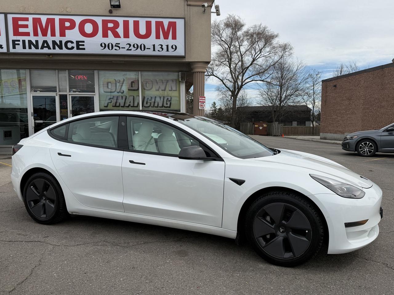 2021 Tesla Model 3 SR PLUS   White Interior   Pano Roof   Autopilot Photo3