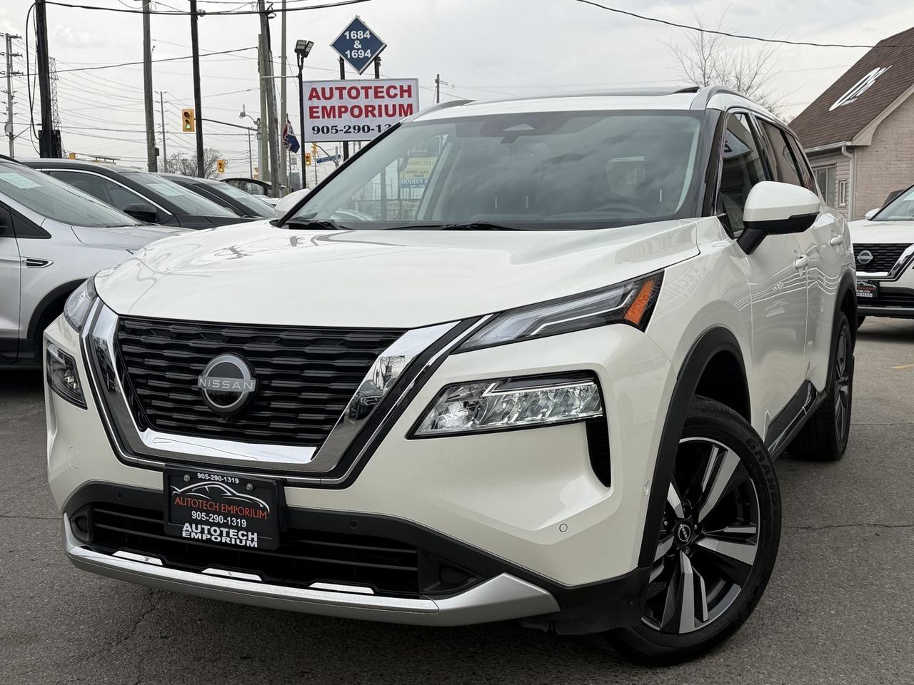 2023 Nissan Rogue Platinum AWD Pearl White  Heads Up   BOSE   360 Ca Photo