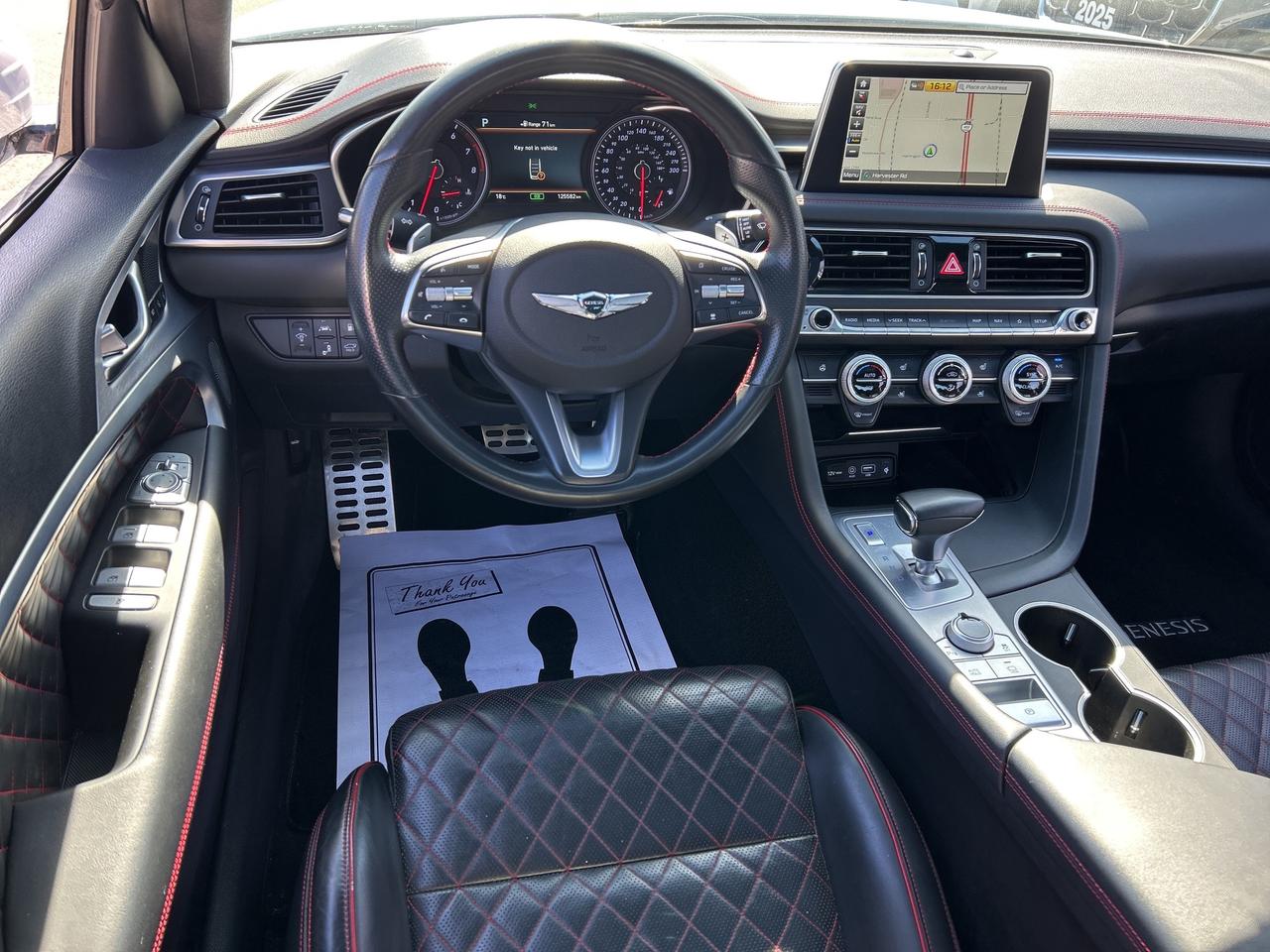 2020 Genesis G70 3.3T SPORT, ADAPTIVE CRUISE, VENTED SEATS,HEADS UP Photo
