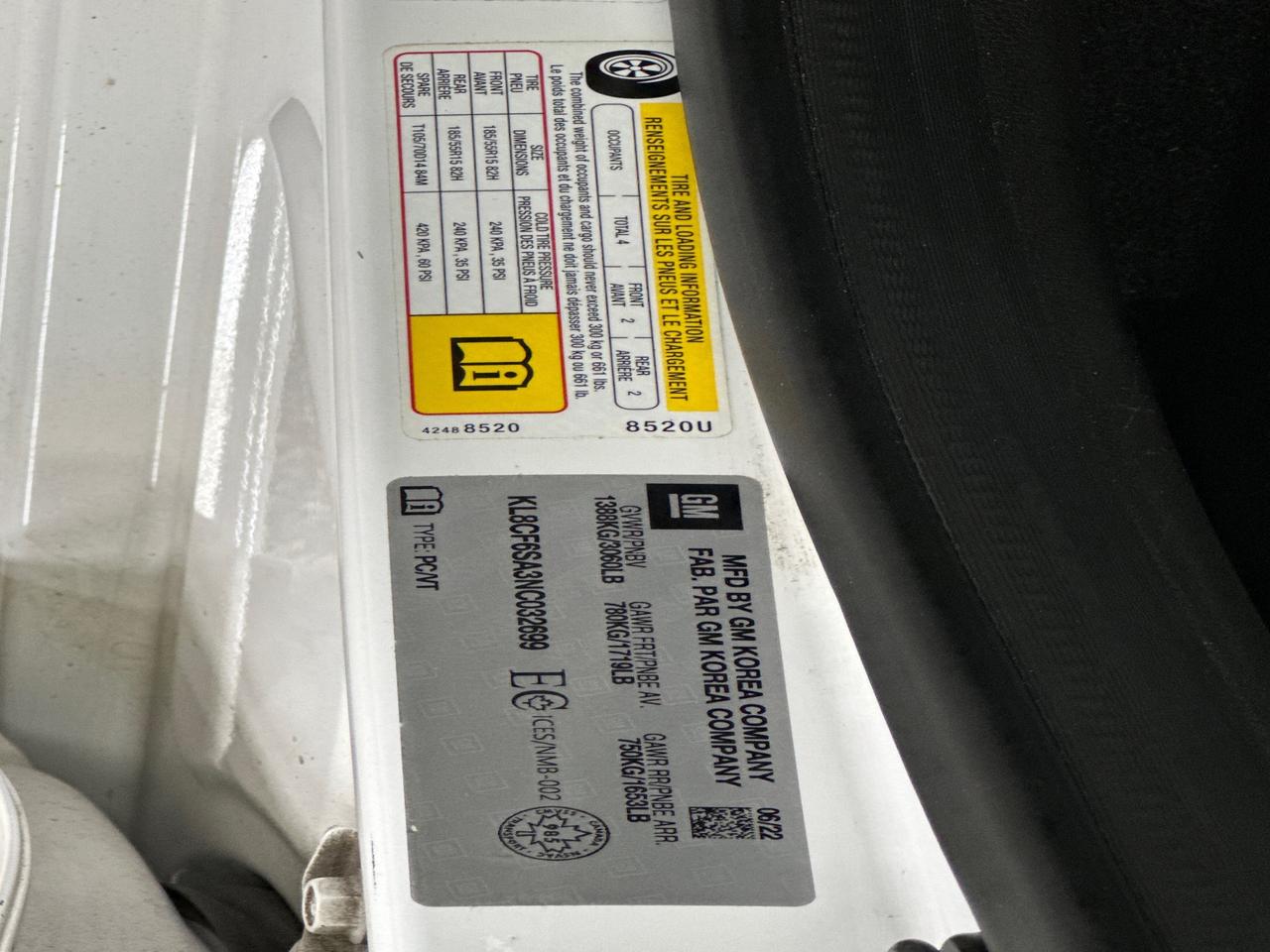 2022 Chevrolet Spark 2LT CVT 4dr Hatchback Photo