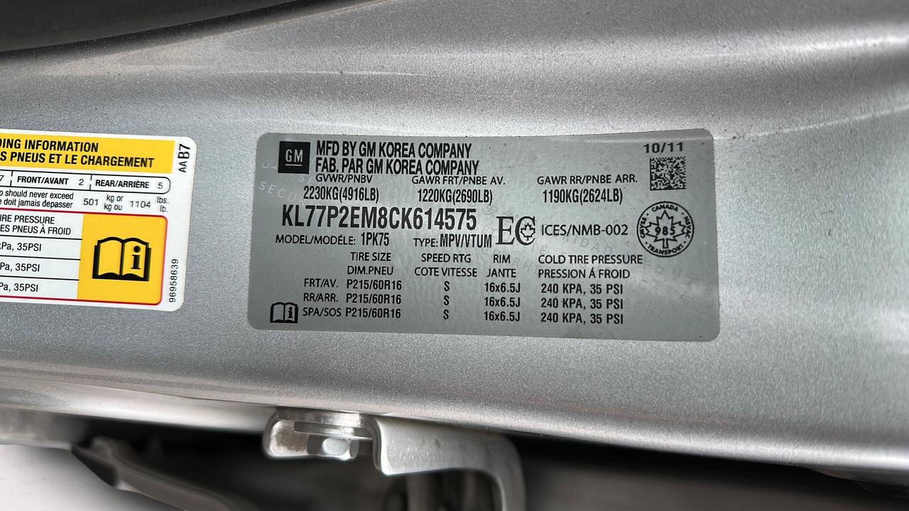 2012 Chevrolet Orlando  Photo