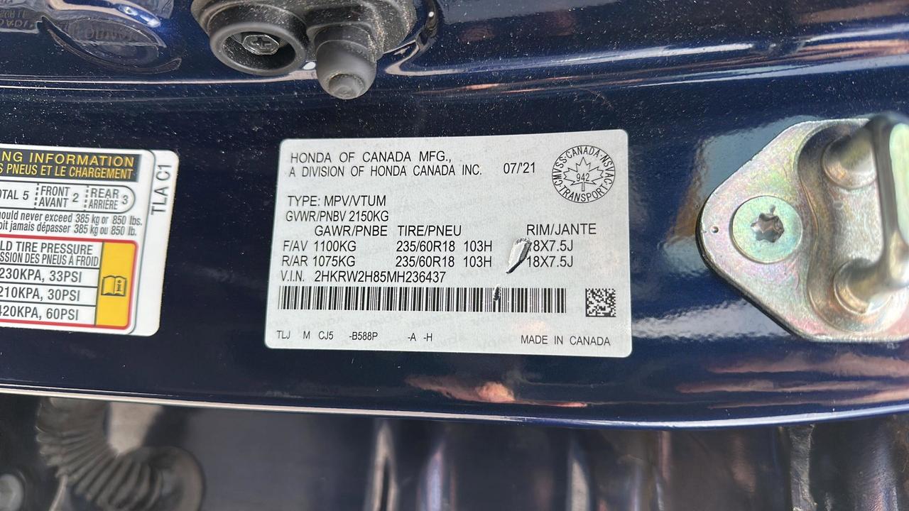 2021 Honda CR-V EX-L AWD Photo