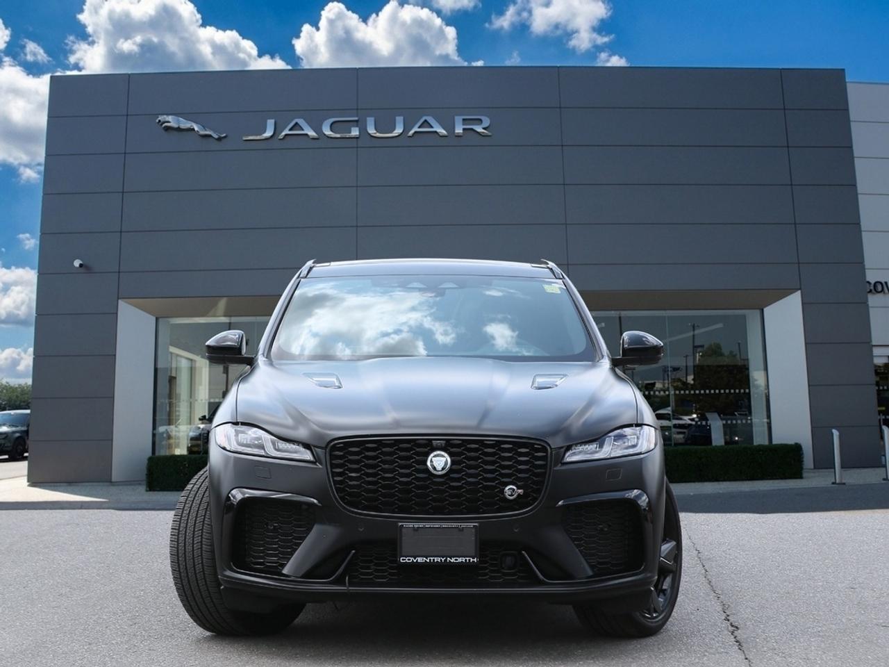 2024 Jaguar F-PACE SVR 542 HP SUPERCHARGED V8   SVR PERFORMANCE   MERIDIAN? AUDIO   PANORAMIC ROOF   ULTIMATE BRITISH PERFORMANCE SUV Photo