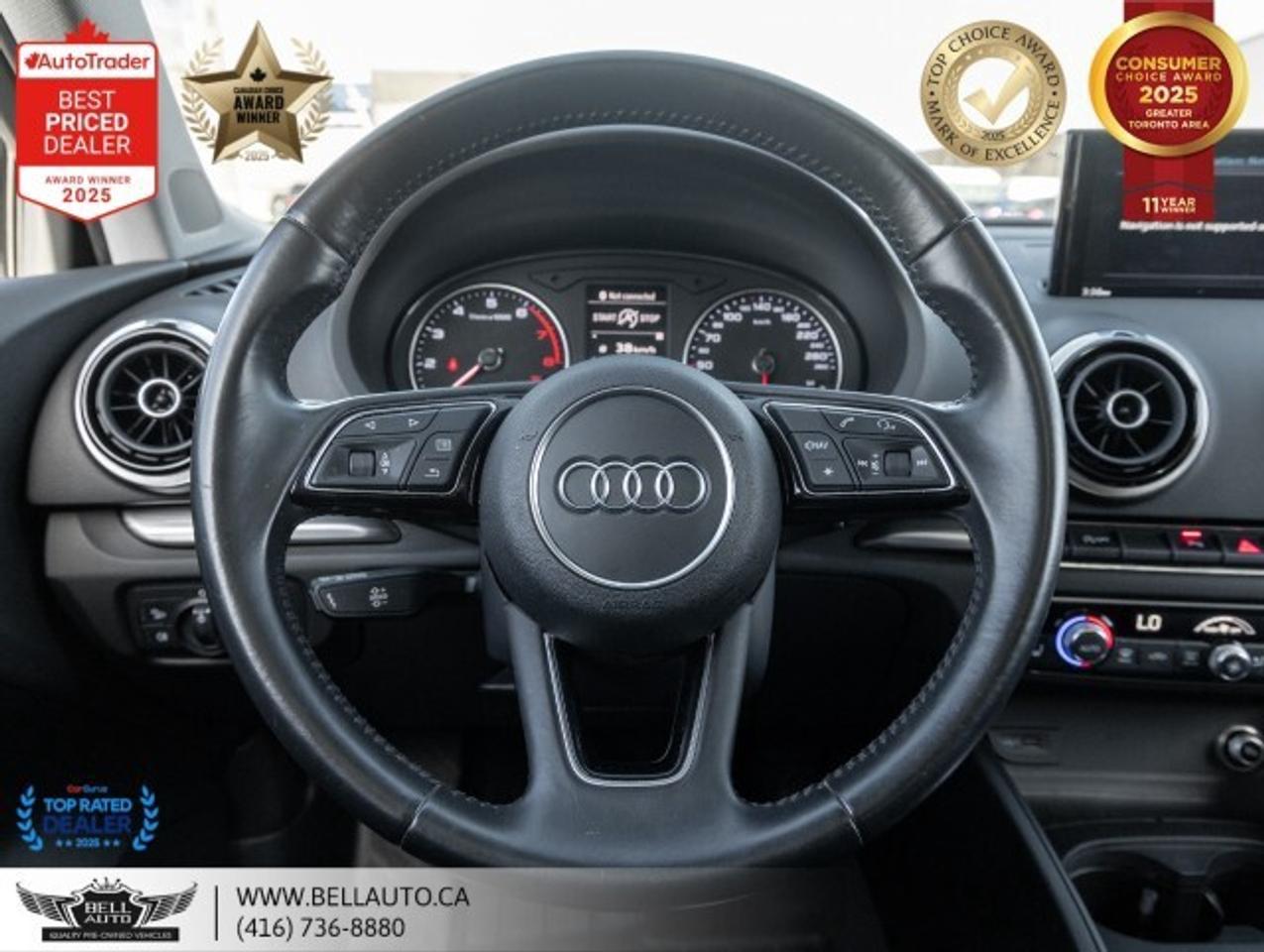 2017 Audi A3 2.0T Progressiv   PRMPKG   B.CAM   SUNROOF   XENON Photo