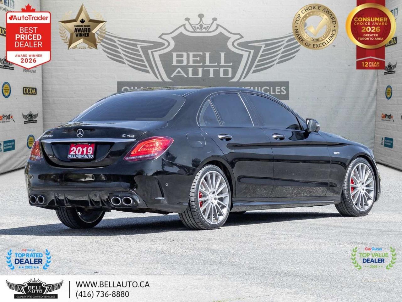 2019 Mercedes-Benz C-Class AMG C43   NAVI   360CAM   PANO   BRMSTR   LOWKMS Photo