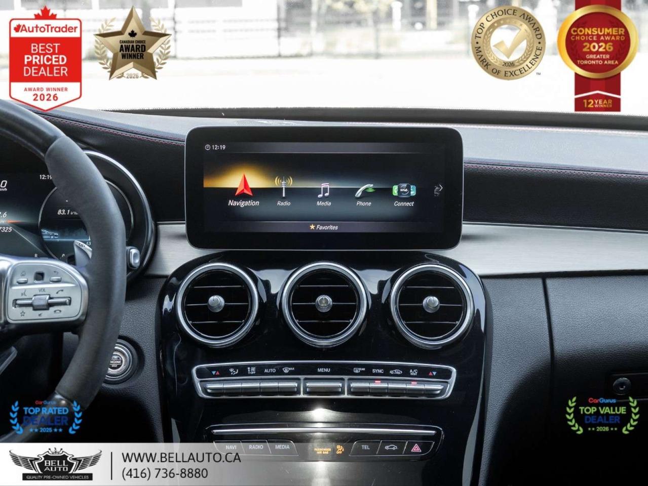2019 Mercedes-Benz C-Class AMG C43   NAVI   360CAM   PANO   BRMSTR   LOWKMS Photo