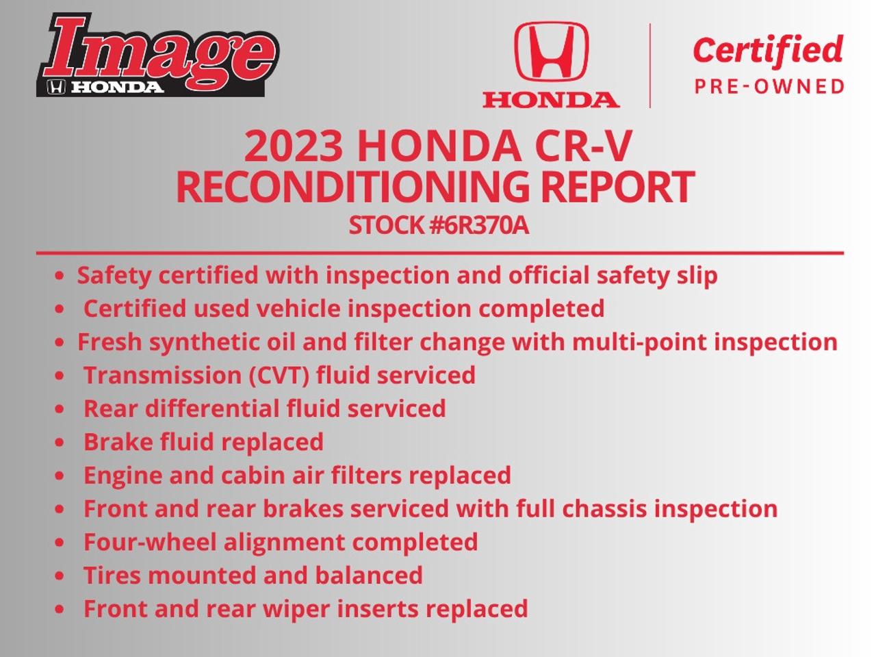 2023 Honda CR-V EX-L AWD   4 NEW TIRES   SUNROOF   NO CLAIMS Photo