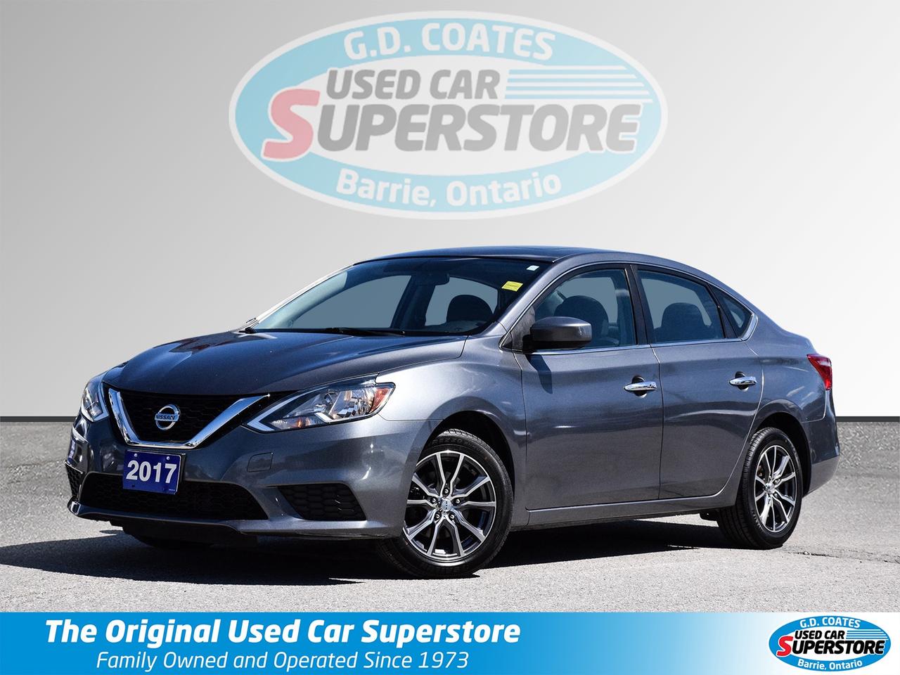 2017 Nissan Sentra SV ~Sunroof ~Heated Seats ~Camera ~Bluetooth Photo0