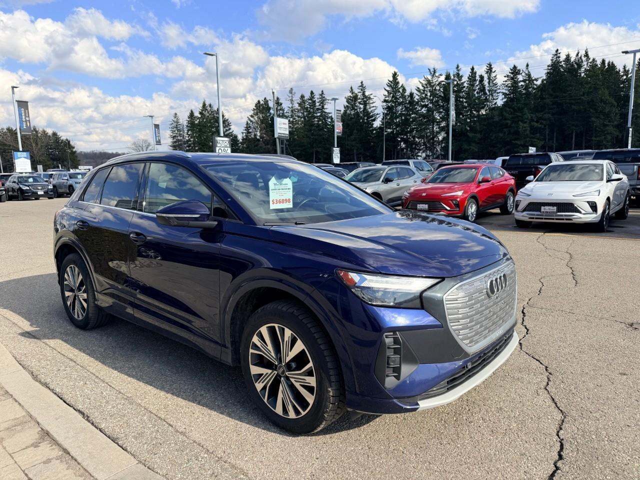 2024 Audi Q4 e-tron 50EV, E-TRON, ALLOYS, AWD, NAV, LEATHER, 1-OWNER, Photo