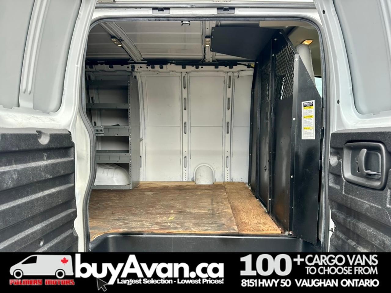 2018 Chevrolet Express 2500 Express 2500 + Divider Shelves Racks Photo