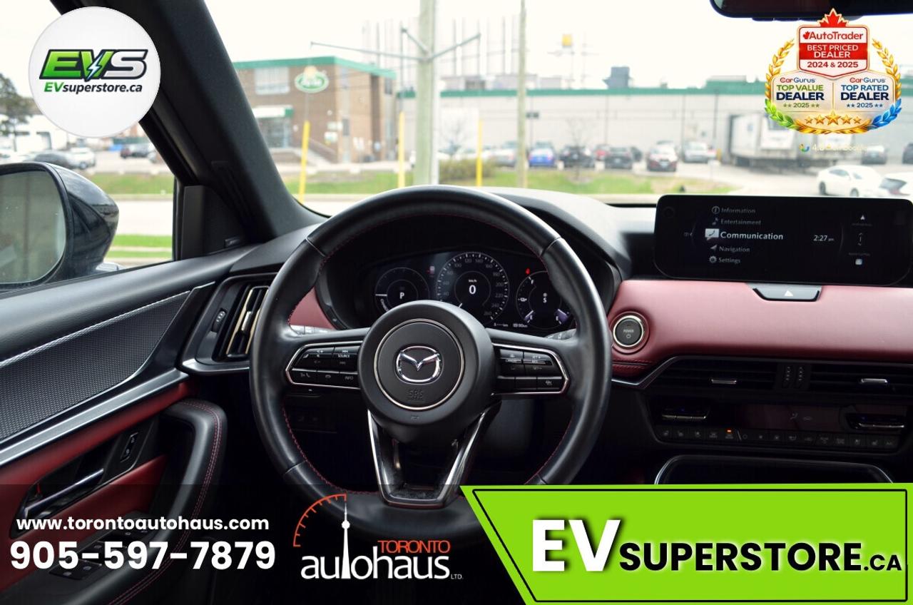 2025 Mazda CX-70 GT PHEV I Plug-In HYBRID I Red Leather I No Accide Photo