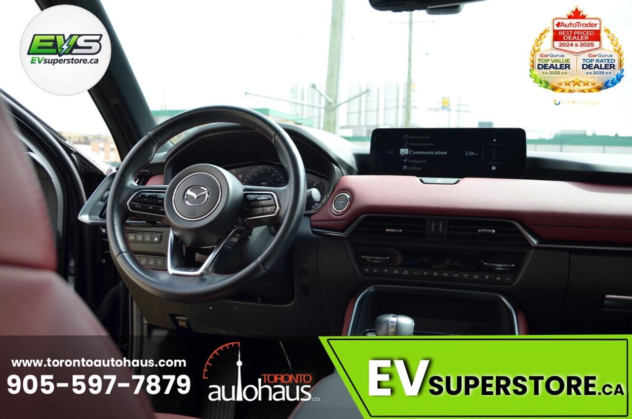 2025 Mazda CX-70 GT PHEV I Plug-In HYBRID I Red Leather I No Accide Photo