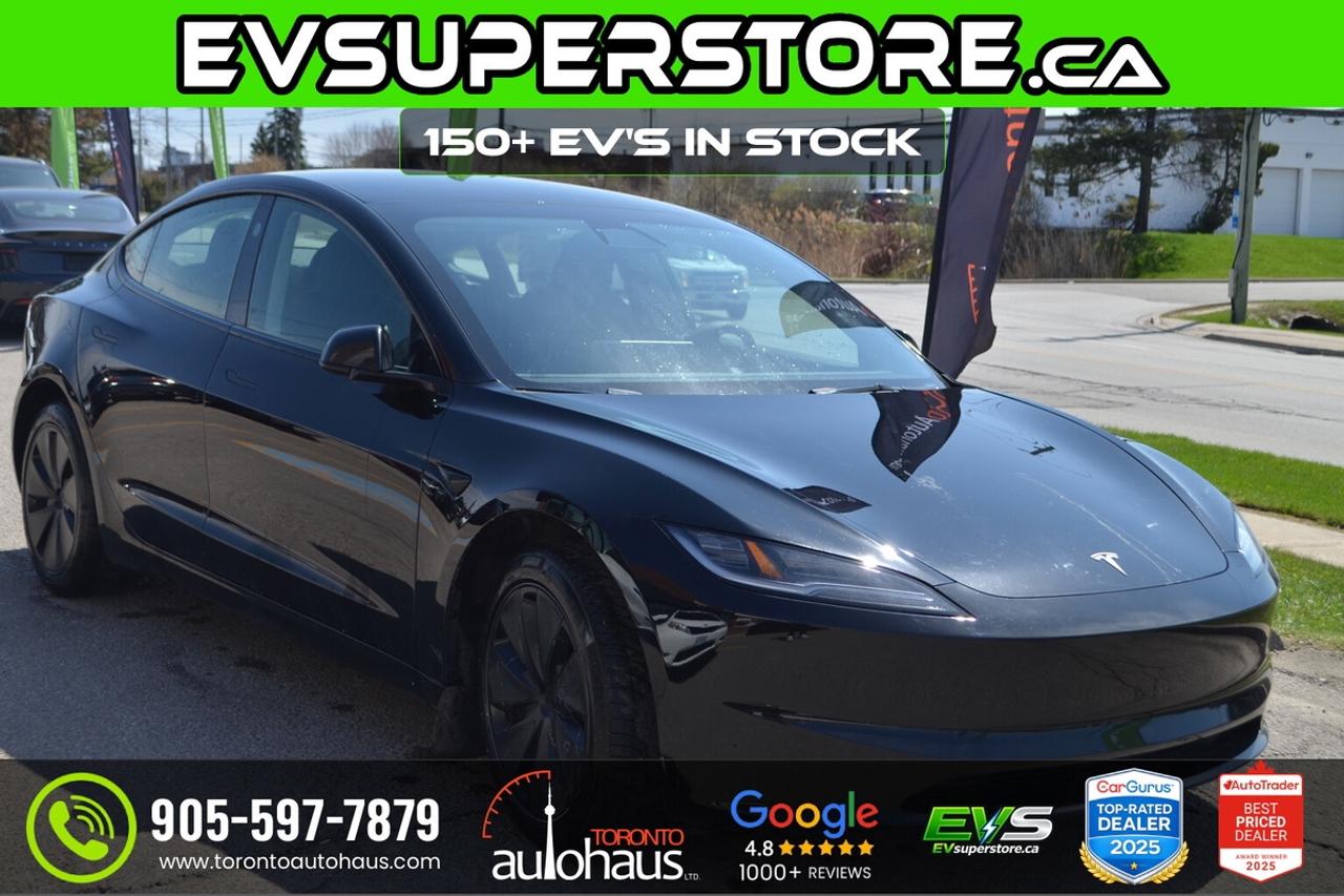 2024 Tesla Model 3 AWD I 150+ EV's at EVSUPERSTORE.ca Photo