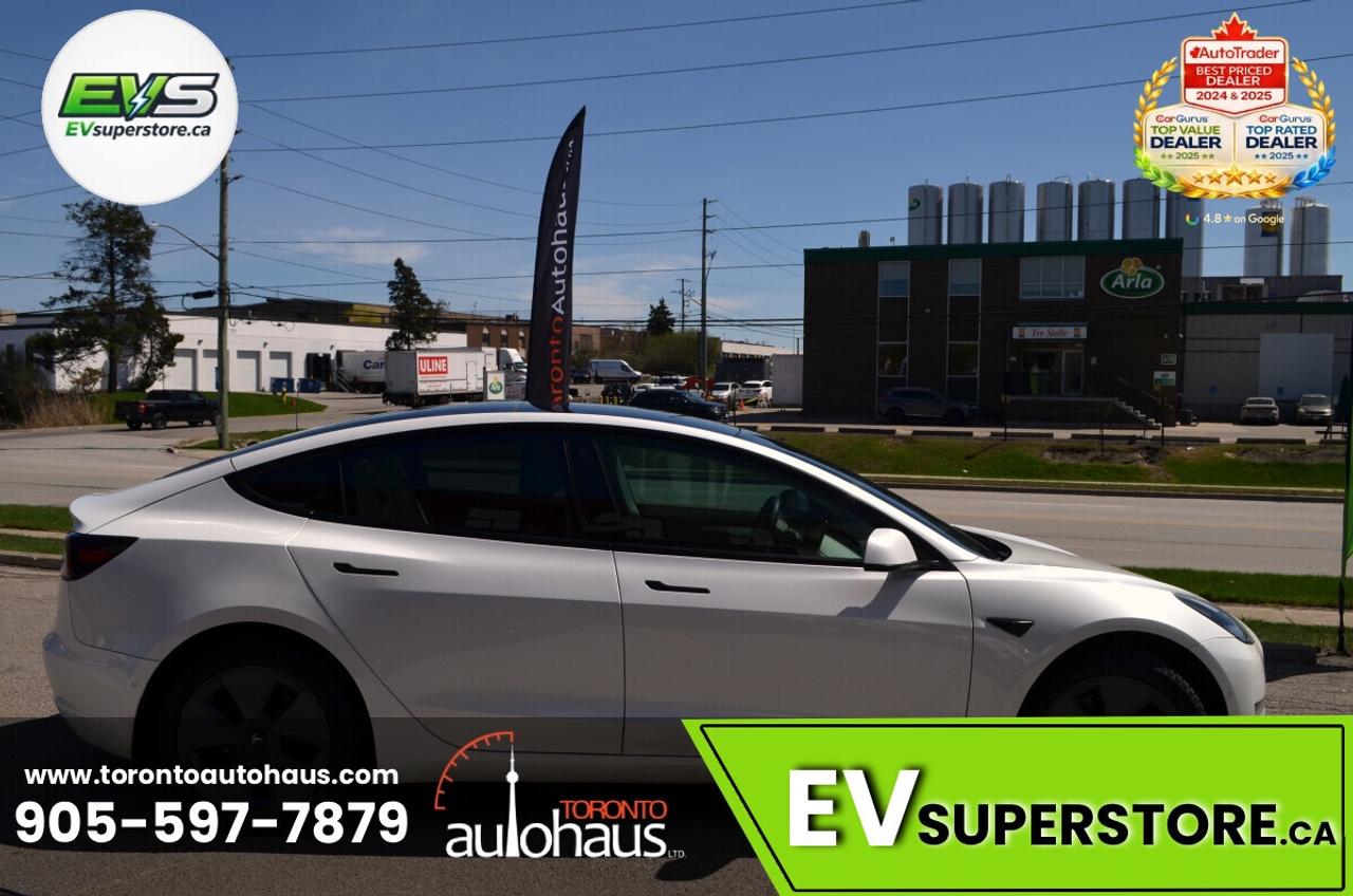 2021 Tesla Model 3 WHITE INT. I 150+ EV's at EVSUPERSTORE.ca Photo
