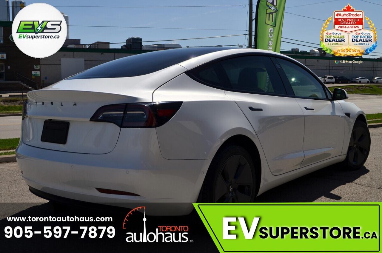 2021 Tesla Model 3 WHITE INT. I 150+ EV's at EVSUPERSTORE.ca Photo