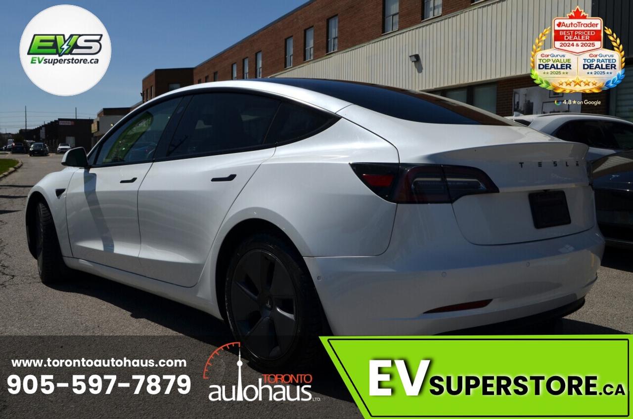 2021 Tesla Model 3 WHITE INT. I 150+ EV's at EVSUPERSTORE.ca Photo