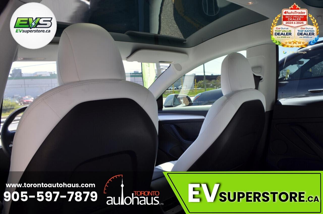 2021 Tesla Model 3 WHITE INT. I 150+ EV's at EVSUPERSTORE.ca Photo