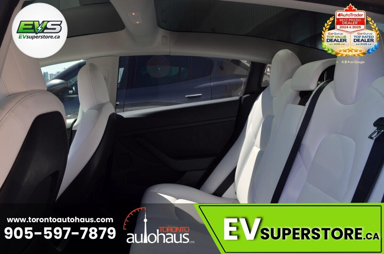 2021 Tesla Model 3 WHITE INT. I 150+ EV's at EVSUPERSTORE.ca Photo