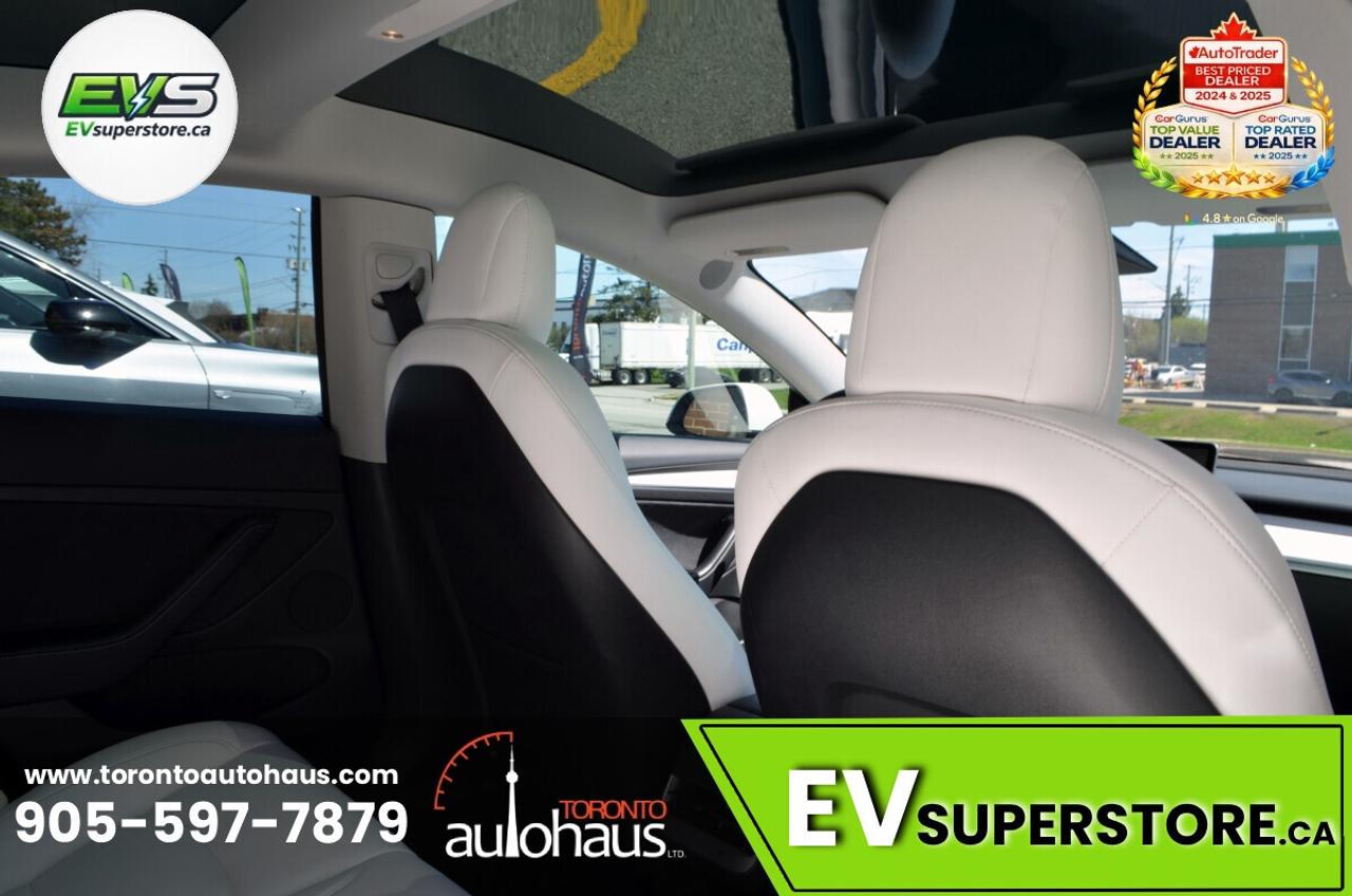 2021 Tesla Model 3 WHITE INT. I 150+ EV's at EVSUPERSTORE.ca Photo