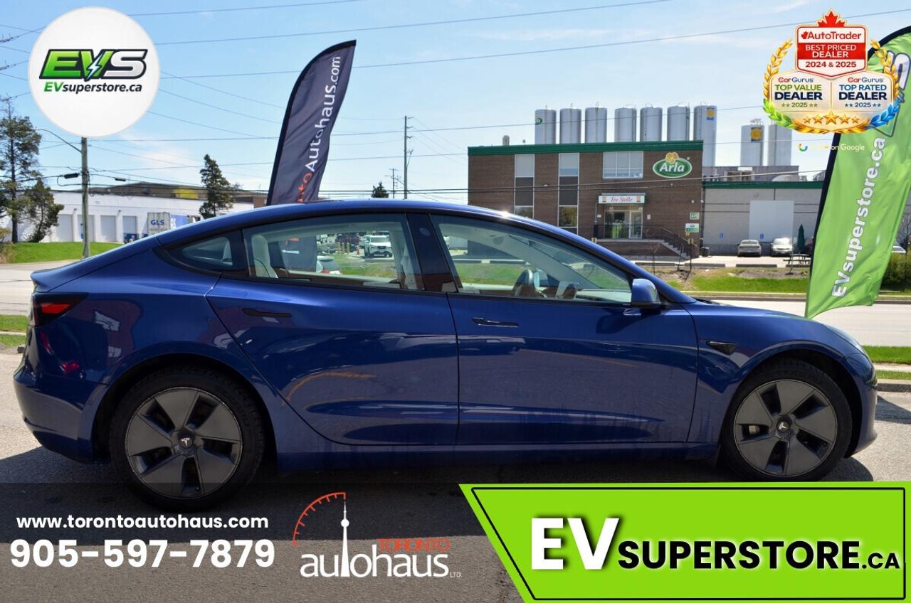 2021 Tesla Model 3 WHITE INT. I 150+ EV's at EVSUPERSTORE.ca Photo