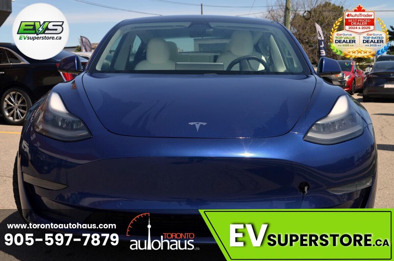 2021 Tesla Model 3 WHITE INT. I 150+ EV's at EVSUPERSTORE.ca Photo