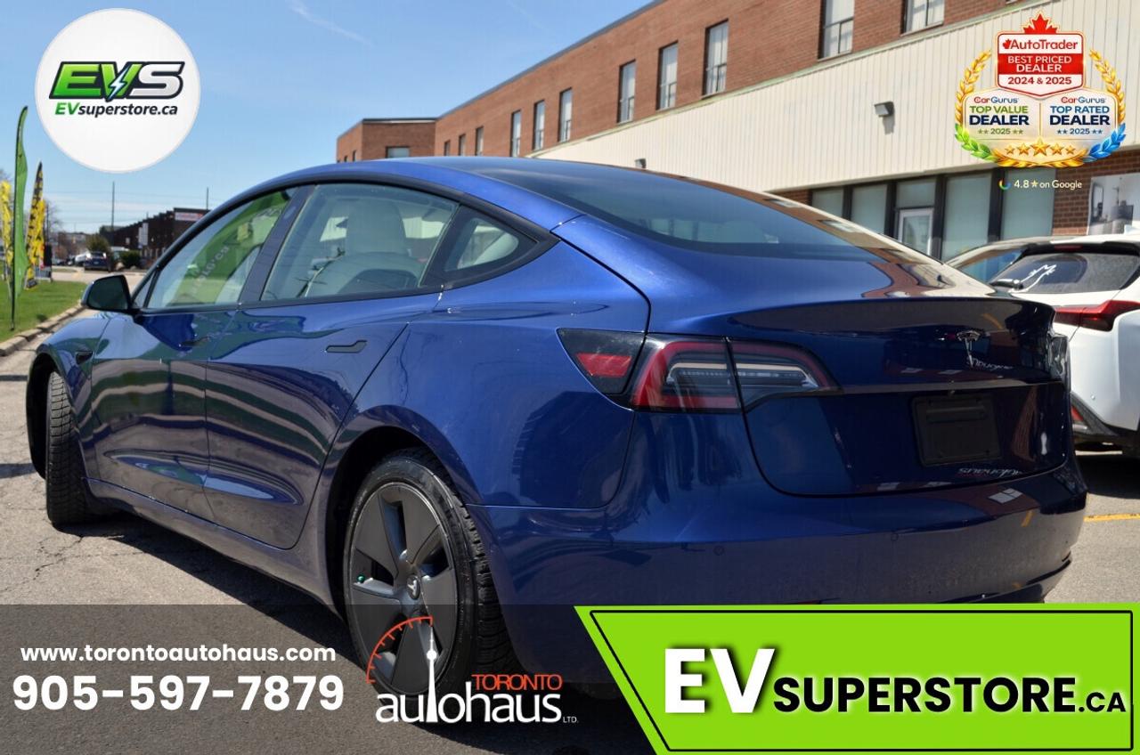 2021 Tesla Model 3 WHITE INT. I 150+ EV's at EVSUPERSTORE.ca Photo