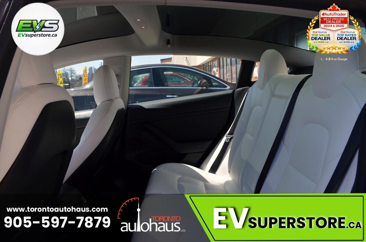 2021 Tesla Model 3 WHITE INT. I 150+ EV's at EVSUPERSTORE.ca Photo