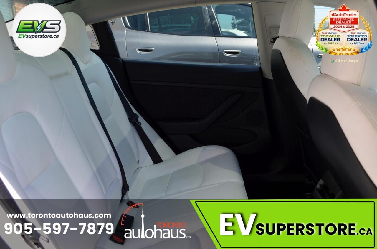 2021 Tesla Model 3 WHITE INT. I 150+ EV's at EVSUPERSTORE.ca Photo
