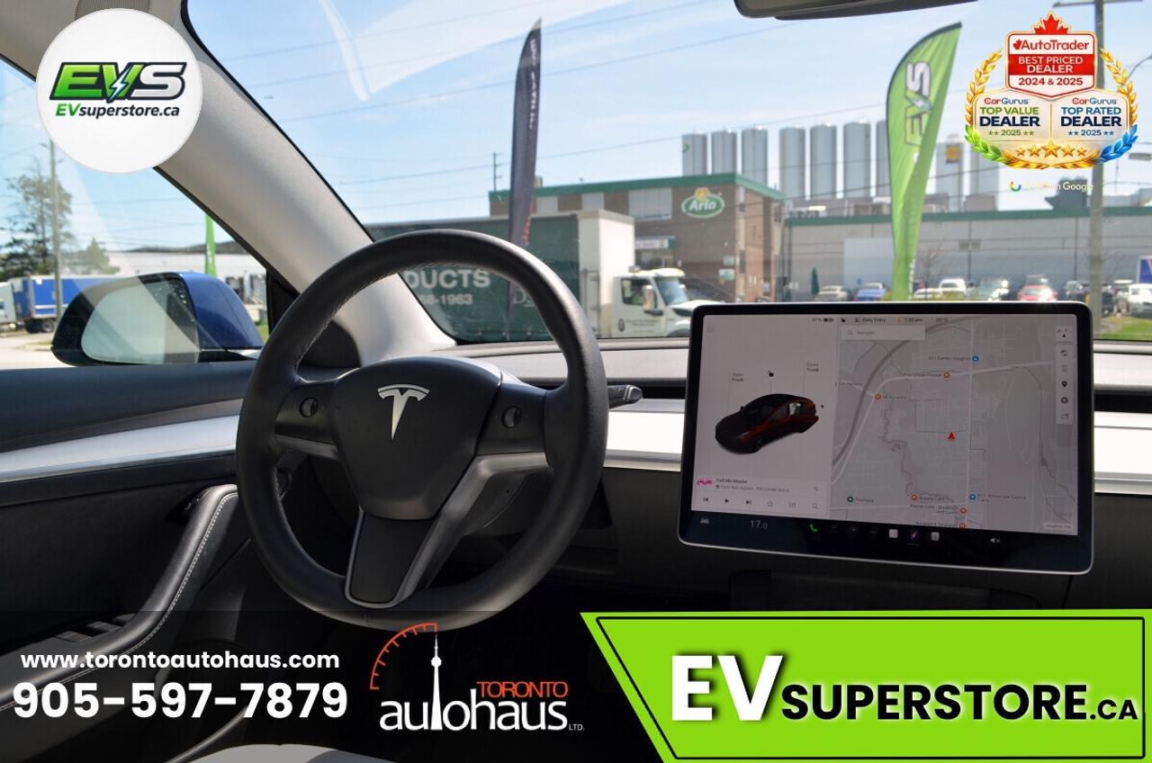 2021 Tesla Model 3 WHITE INT. I 150+ EV's at EVSUPERSTORE.ca Photo