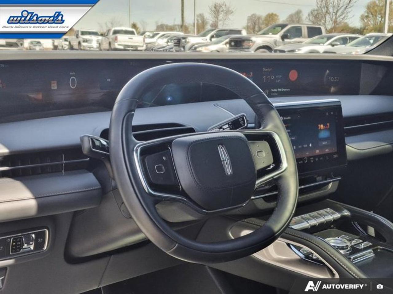 2025 Lincoln Nautilus Reserve AWD | Jet Appearance PKG | 22" Alloys | Leather | Pano Sunroof | 360 Cam | Wireless Charging Photo