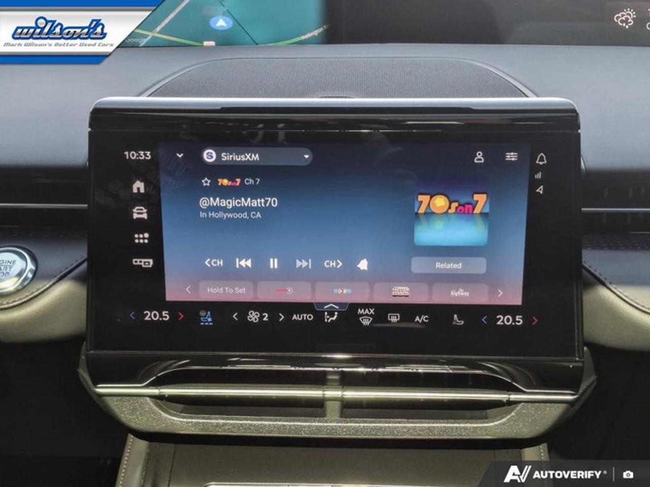 2025 Lincoln Nautilus Reserve AWD | Jet Appearance PKG | 22" Alloys | Leather | Pano Sunroof | 360 Cam | Wireless Charging Photo