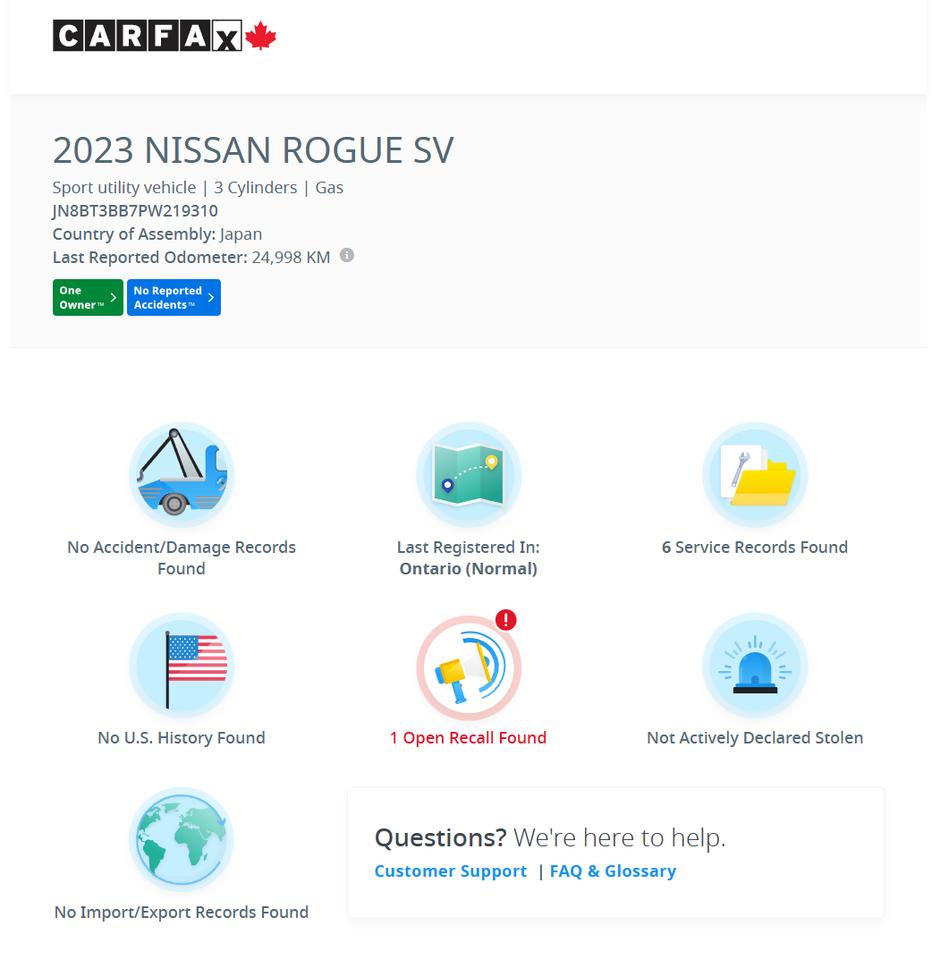 2023 Nissan Rogue SV Moonroof AWD+ONE OWNER+CLEAN CARFAX Photo