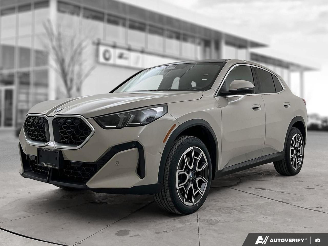 The 2026 BMW X2 xDrive28i in Dune Grey Metallic is a compelling choice for drivers who want premium German engineering without compromise. Equipped with the Premium Essential Package, this X2 pairs everyday practicality with a refined driving experience  remote start, heated front seats, and wireless Apple CarPlay/Android Auto come standard, making every commute feel intentional.

- Premium Essential Package included  adds significant value with upgraded features right from the factory
- Remote Start for pre-conditioning the cabin before you even step outside
- Wireless Apple CarPlay & Android Auto  no cables, no clutter
- Heated Front Seats with Perforated Veganza upholstery for year-round comfort
- BMW TwinPower Turbo 2.0L 4-Cylinder with 7-Speed Double Clutch transmission for responsive, efficient performance
- xDrive All-Wheel Drive with Mechanical Limited Slip Differential for confident handling in all Manitoba conditions
- Integrated Navigation with Voice Activation and a Dual Zone Automatic Climate Control system
- Comprehensive safety suite including Blind Spot Detection, Rear Cross-Traffic Alert, Front Collision Mitigation, and Park Distance Control front and rear

With only 863 km on the odometer, this is as close to brand new as it gets. Visit us at Birchwood BMW or explore this vehicle online at birchwoodbmw.ca. Ready to move forward? Reserve it, start your purchase, or book a test drive today  our team is here to make the process straightforward and enjoyable.
At Birchwood BMW we know that experience is everything - thats why weve been voted #1 BMW Store in Canada for Customer Satisfaction for the past 3 years.  

Visit us today and see for yourself why were the top-rated luxury dealer in Manitoba on Google. Book your appointment at 204-452-7799. Dealer Permit #9740
Dealer permit #9740